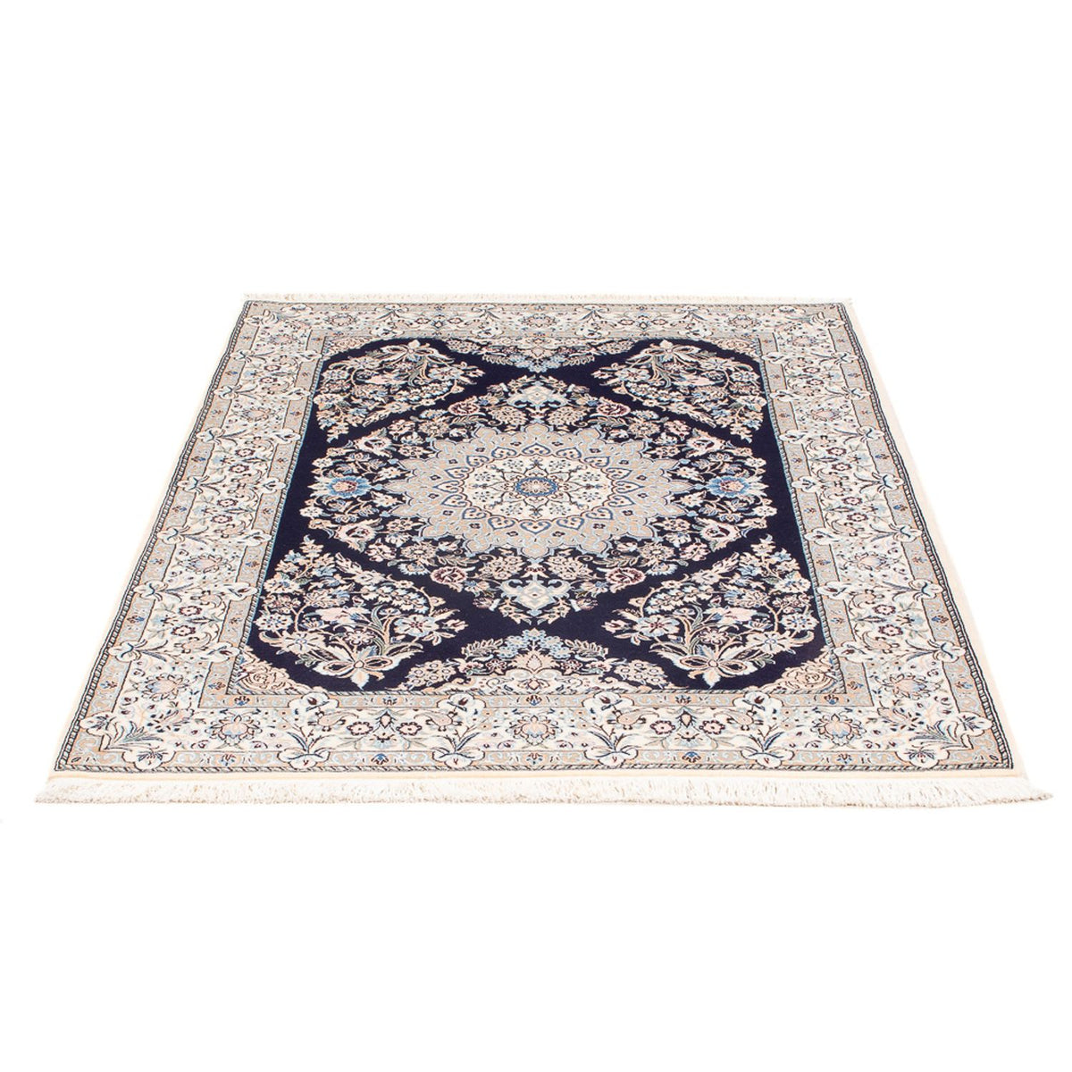 Perser Rug - Nain - Premium - 147 x 104 cm - dark blue