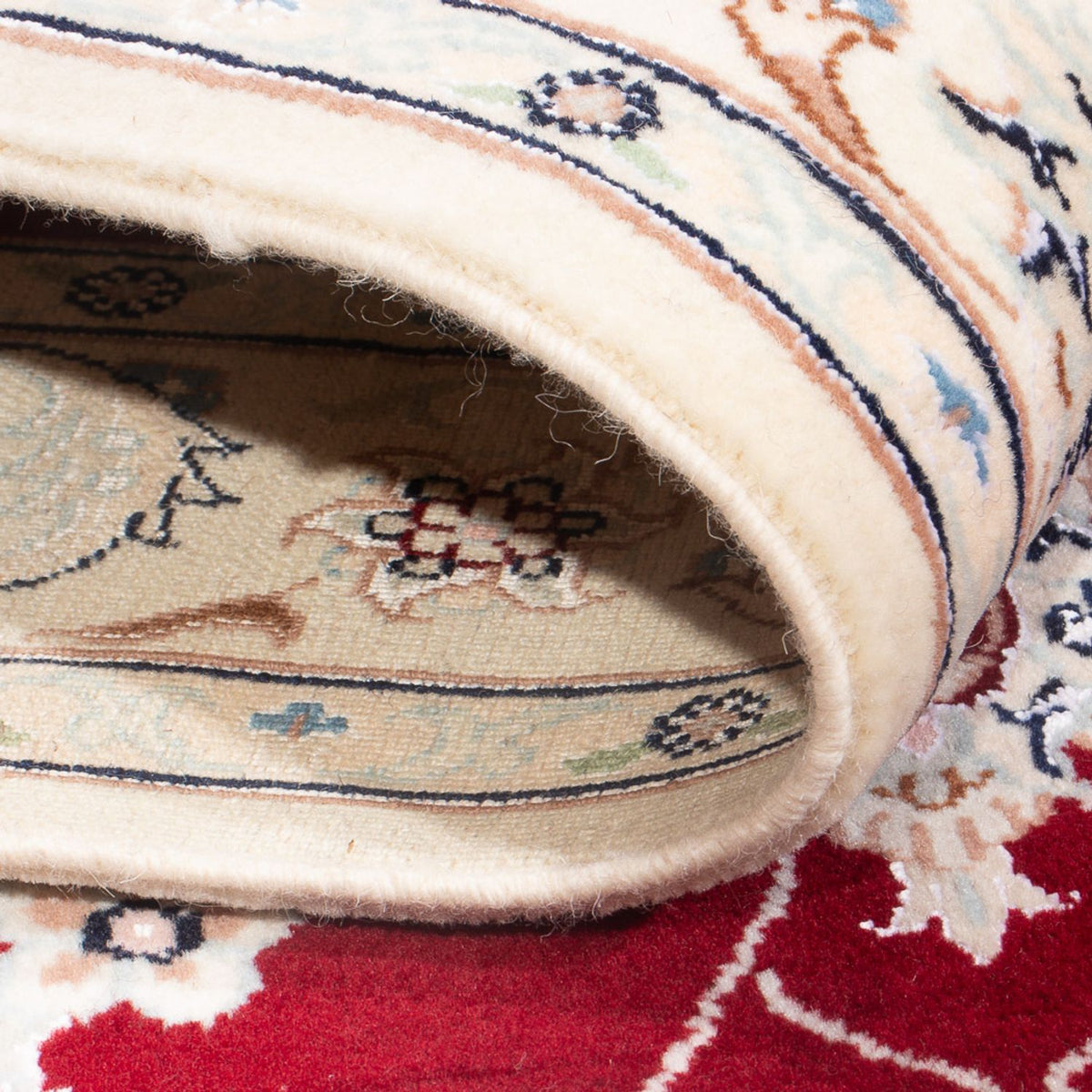 Perser Rug - Nain - Premium - 126 x 84 cm - red