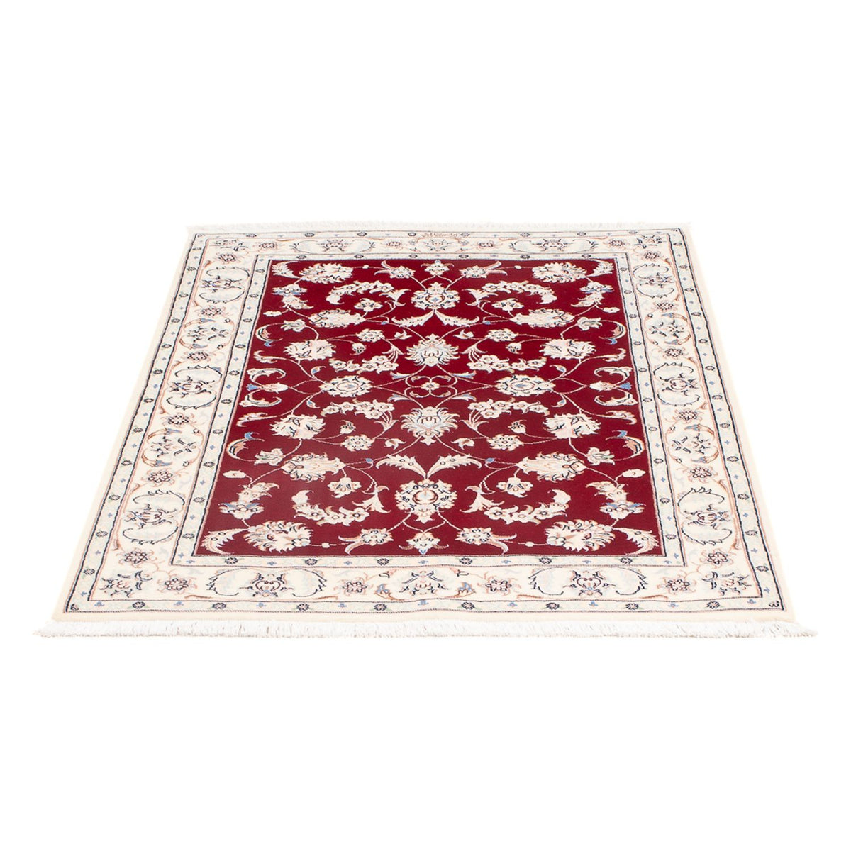 Perser Rug - Nain - Premium - 126 x 84 cm - red