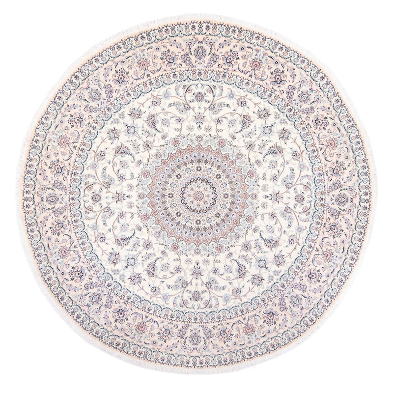 Perser Rug - Nain - Premium round  - 247 x 247 cm - cream