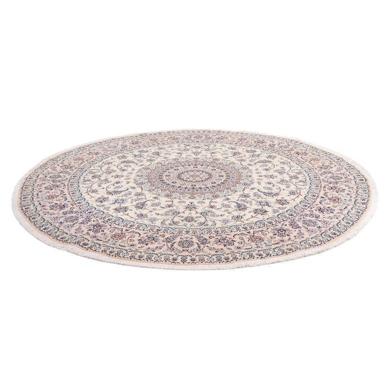Perser Rug - Nain - Premium round  - 247 x 247 cm - cream