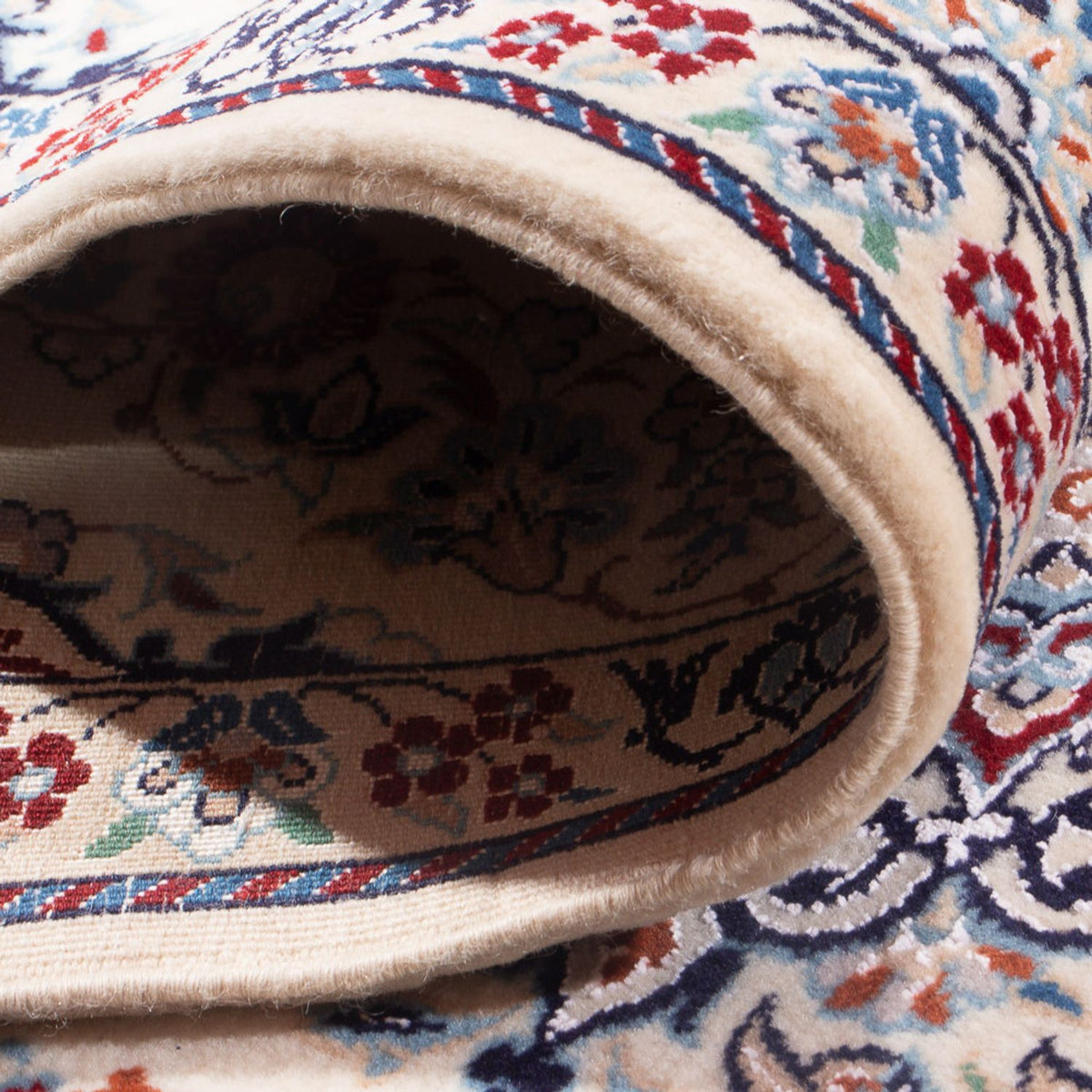 Runner Perser Rug - Nain - Premium - 220 x 57 cm - dark beige