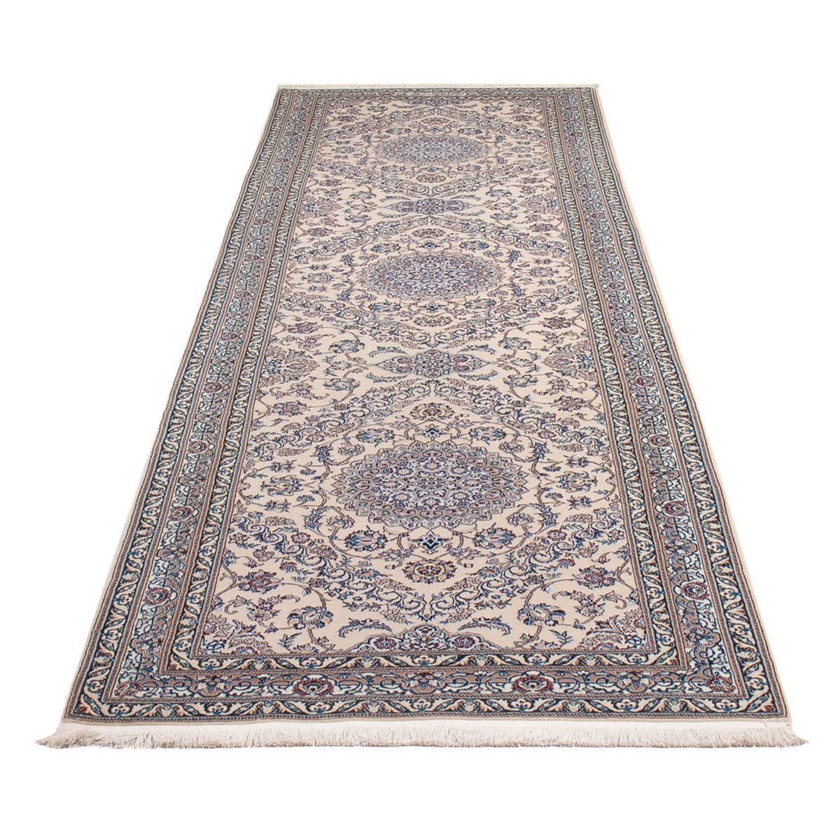 Runner Perser Rug - Nain - Premium - 315 x 91 cm - grey