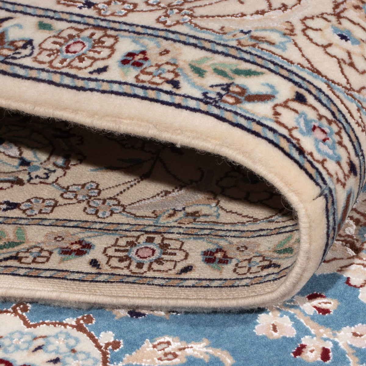 Perser Rug - Nain - Premium - 198 x 131 cm - blue