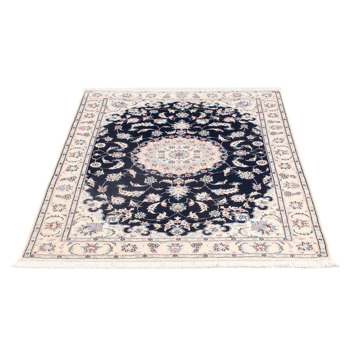 Perser Rug - Nain - Premium - 141 x 93 cm - dark blue