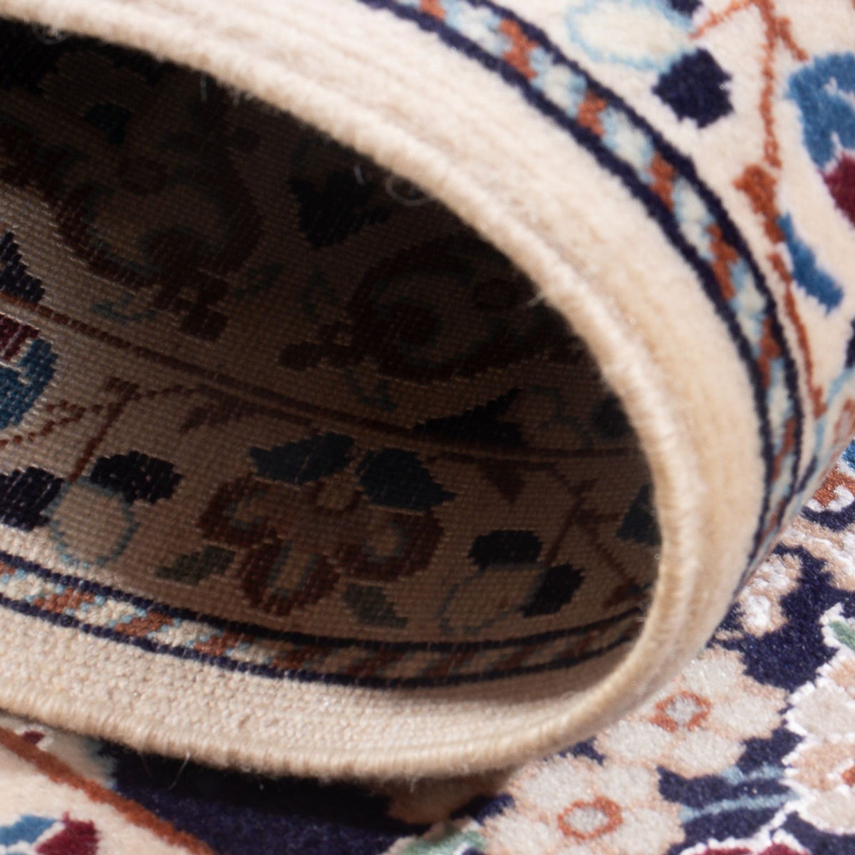 Runner Perser Rug - Nain - Premium - 145 x 53 cm - dark blue