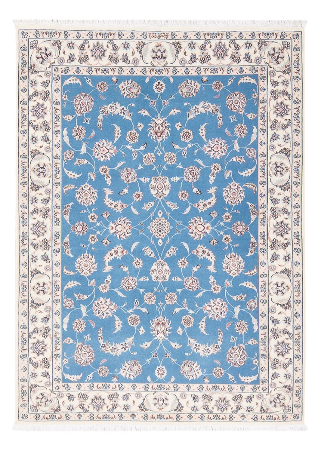 Perser Rug - Nain - Premium - 155 x 110 cm - blue