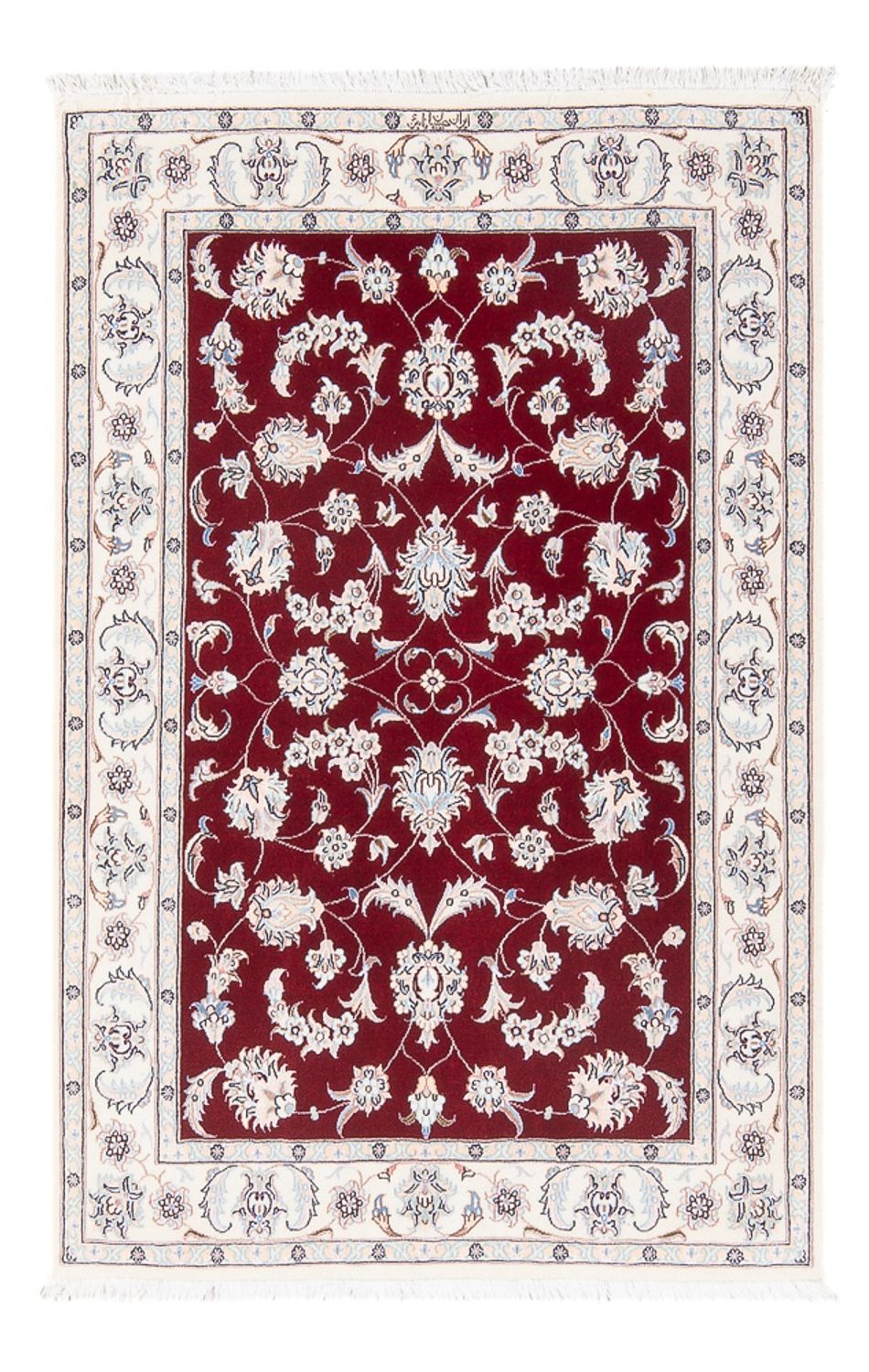 Perser Rug - Nain - Premium - 121 x 82 cm - red