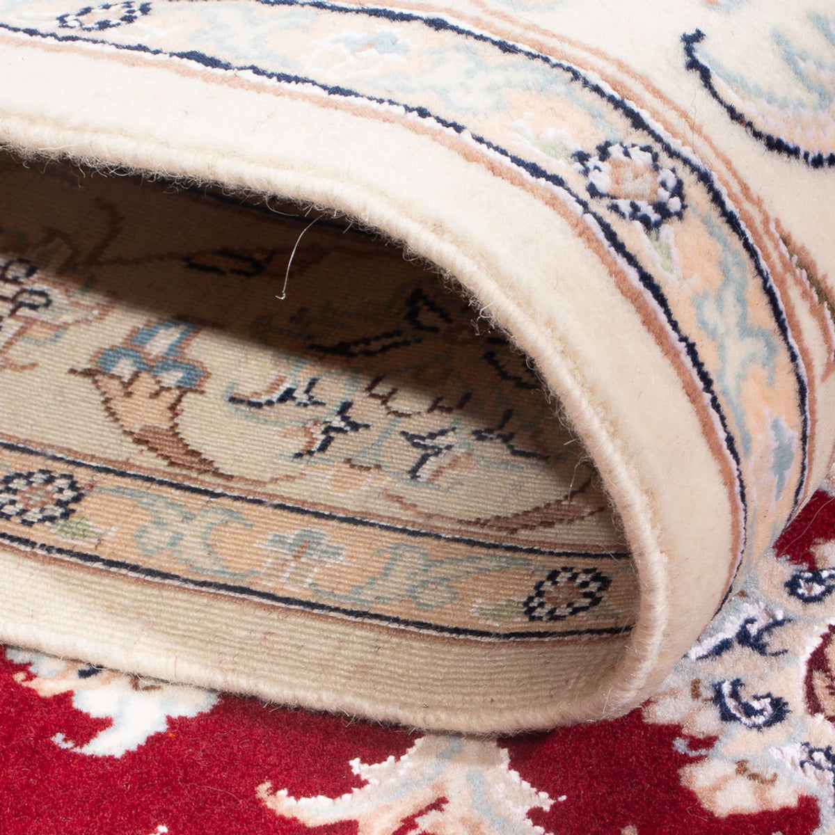 Perser Rug - Nain - Premium - 121 x 80 cm - red