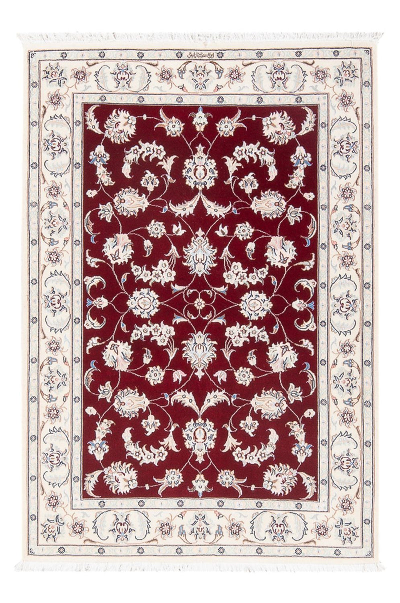 Perser Rug - Nain - Premium - 125 x 84 cm - red