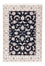 Perser Rug - Nain - Premium - 123 x 81 cm - dark blue