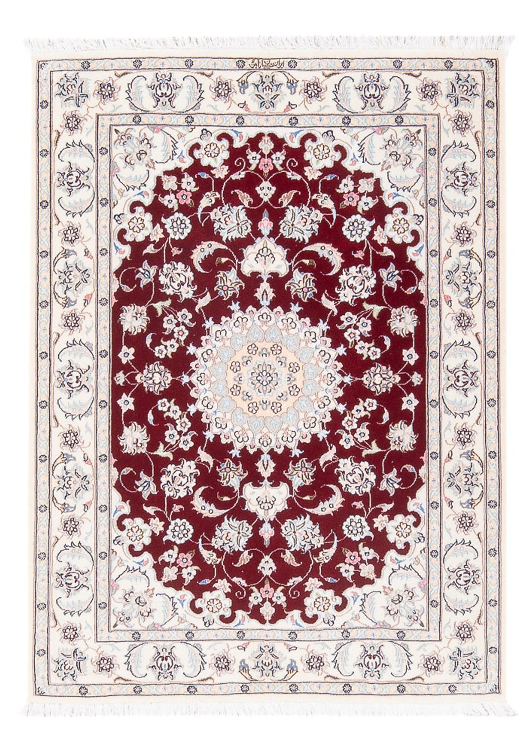 Perser Rug - Nain - Premium - 114 x 84 cm - red