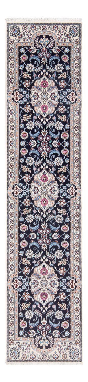 Runner Perser Rug - Nain - Premium - 197 x 48 cm - dark blue
