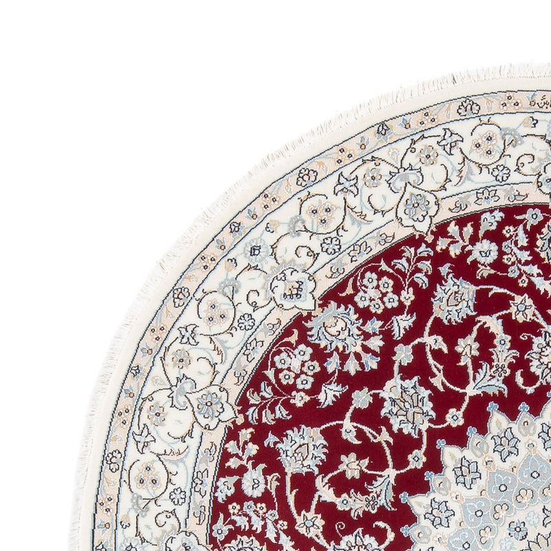 Perser Rug - Nain - Premium round  - 150 x 150 cm - red