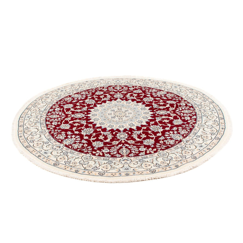 Perser Rug - Nain - Premium round  - 150 x 150 cm - red