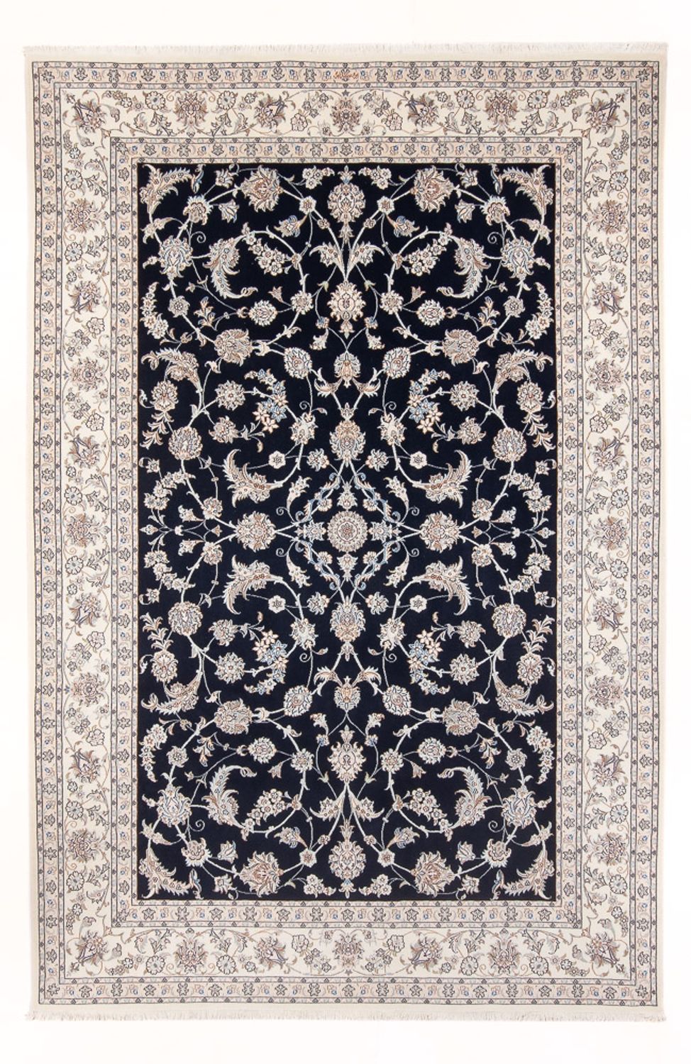 Perser Rug - Nain - 297 x 200 cm - dark blue