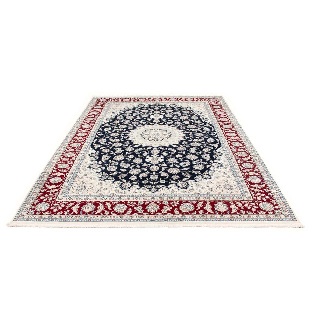 Perser Rug - Nain - 296 x 198 cm - dark blue