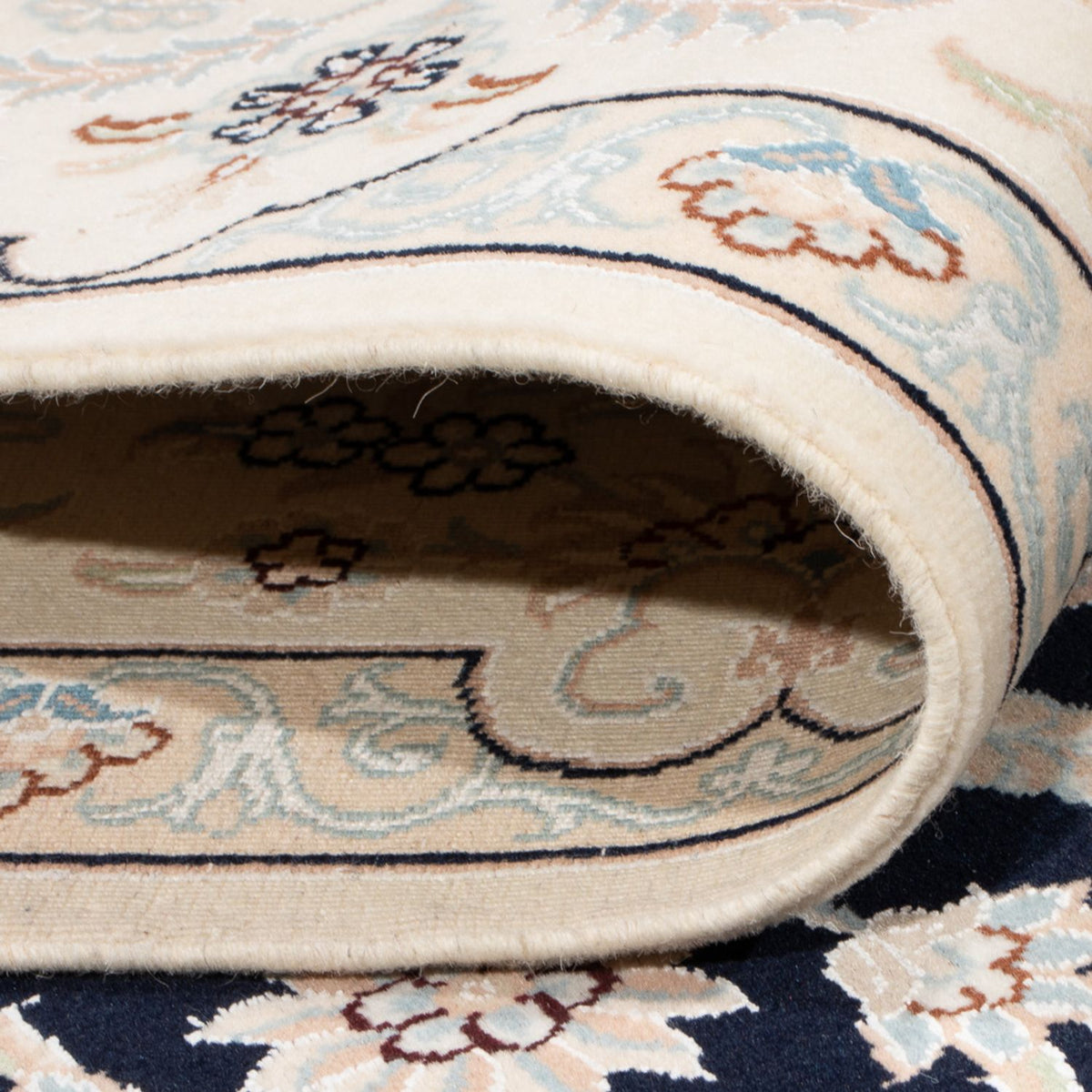 Perser Rug - Nain - Premium - 294 x 198 cm - dark blue