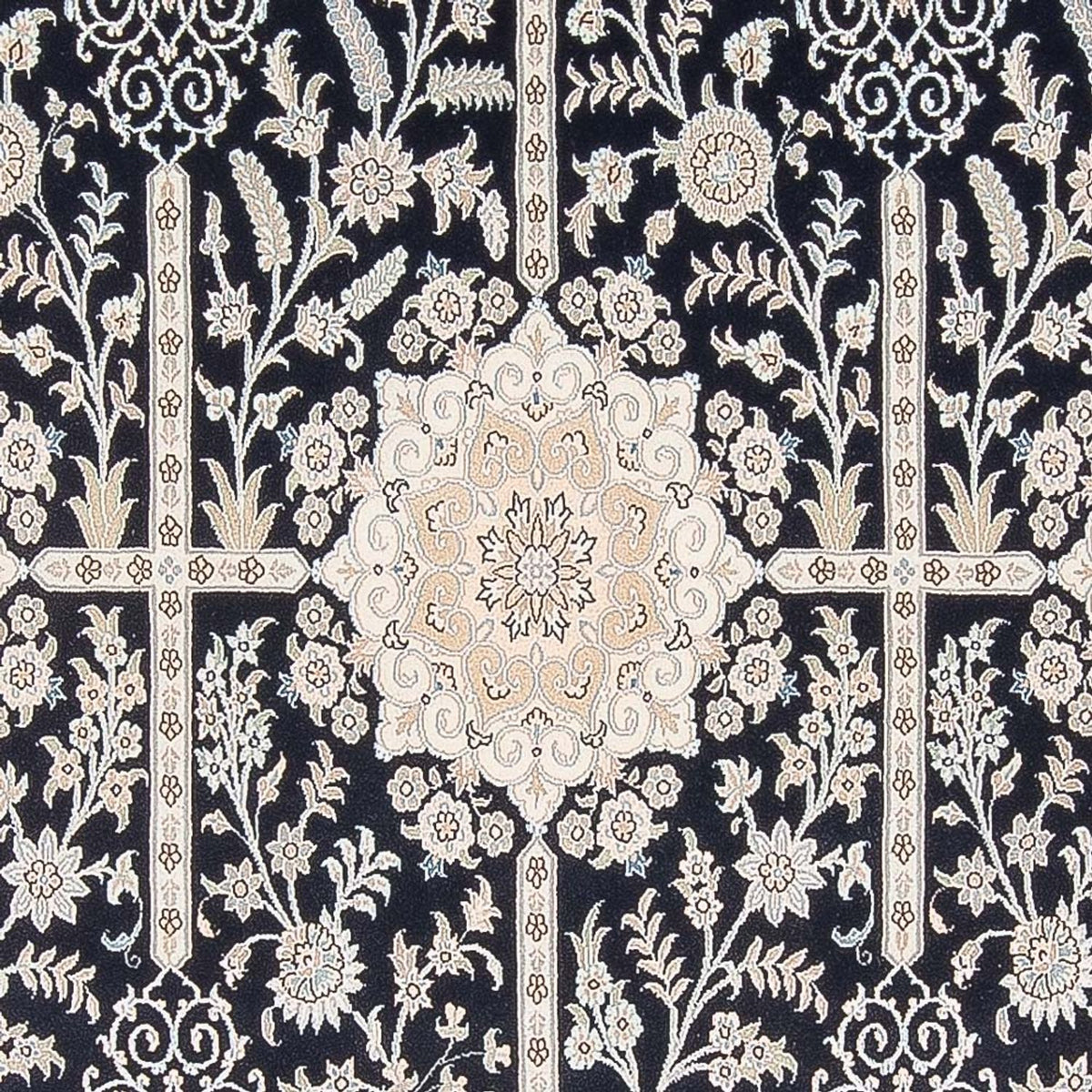 Perser Rug - Nain - Premium - 312 x 202 cm - dark blue