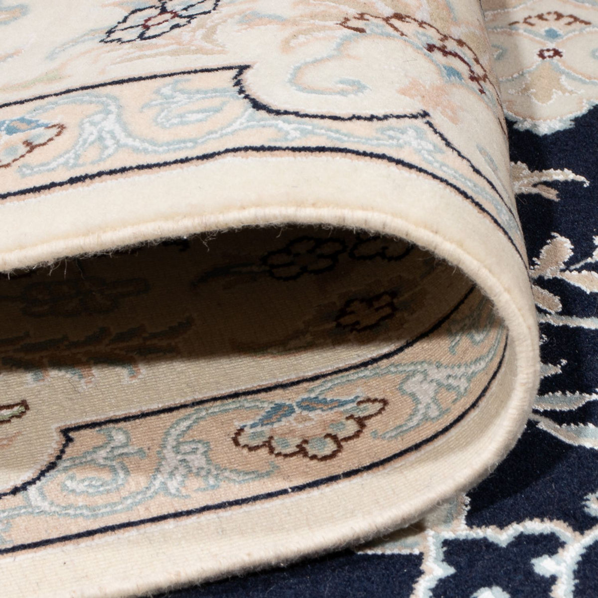 Perser Rug - Nain - Premium - 312 x 202 cm - dark blue