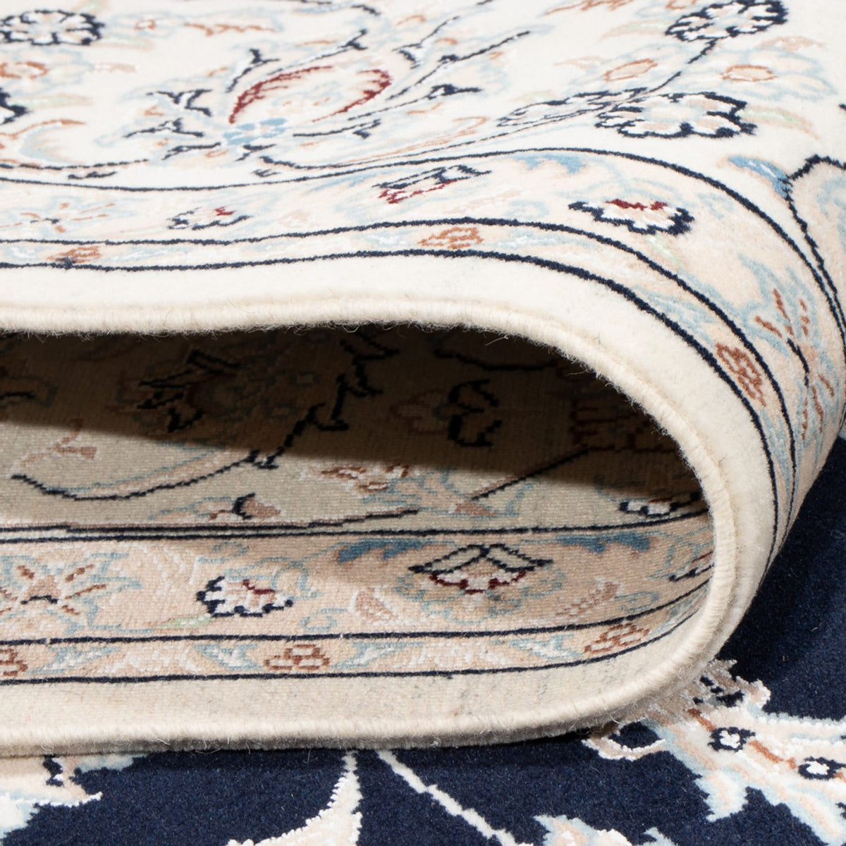 Perser Rug - Nain - Premium - 294 x 198 cm - dark blue