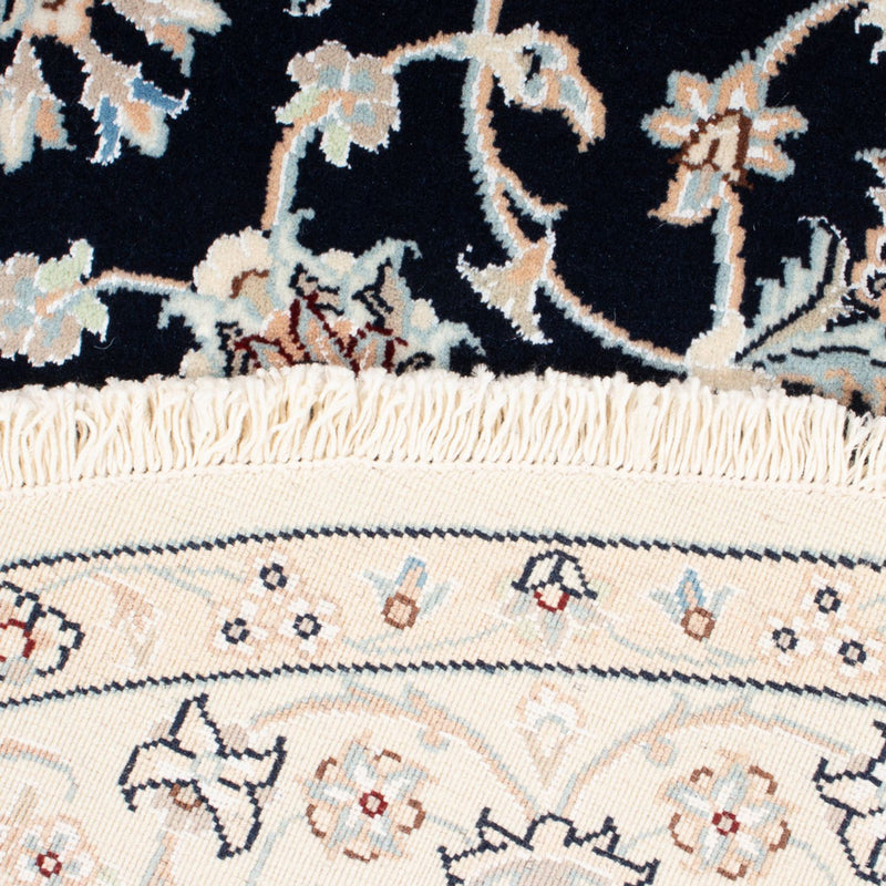 Perser Rug - Nain - Premium round  - 150 x 150 cm - dark blue