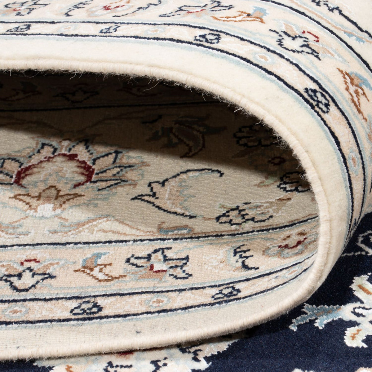 Perser Rug - Nain - Premium - 298 x 198 cm - dark blue