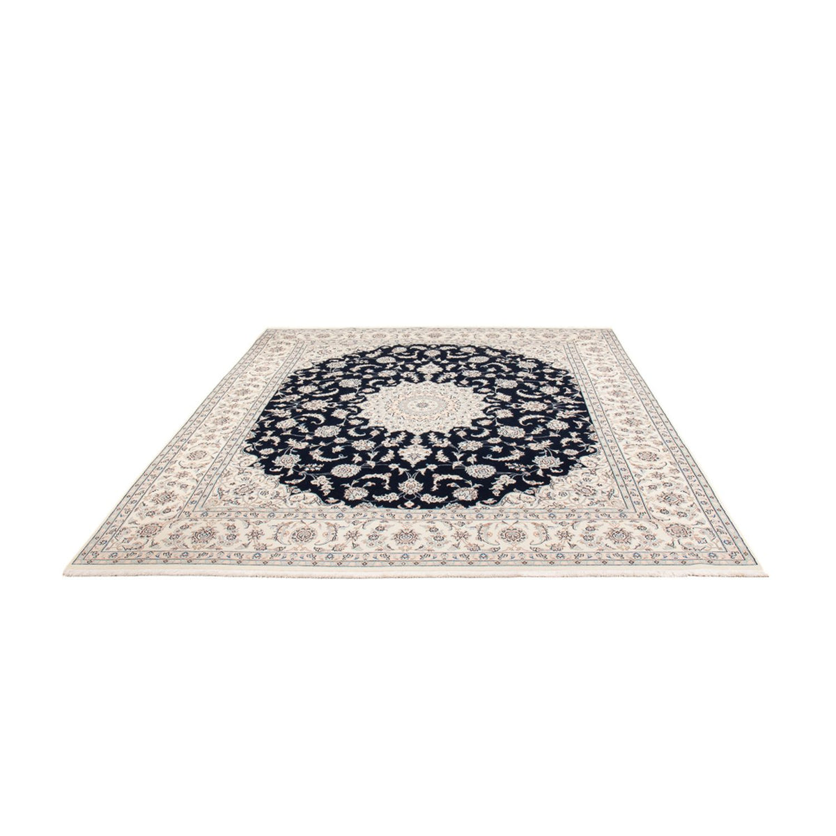 Perser Rug - Nain - 280 x 227 cm - dark blue