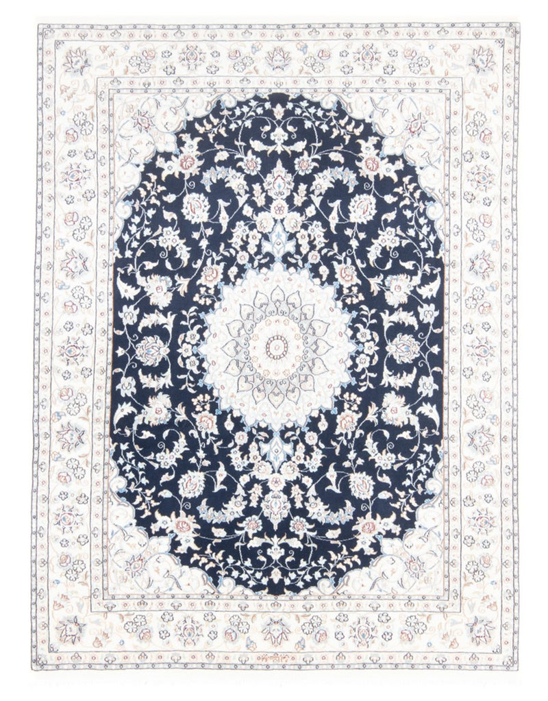 Perser Rug - Nain - Royal - 196 x 147 cm - dark blue