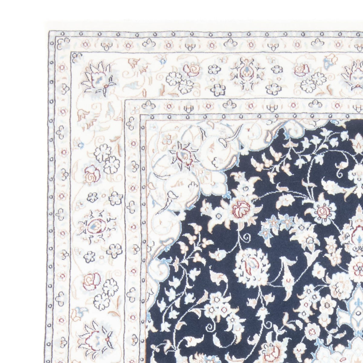 Perser Rug - Nain - Royal - 196 x 147 cm - dark blue