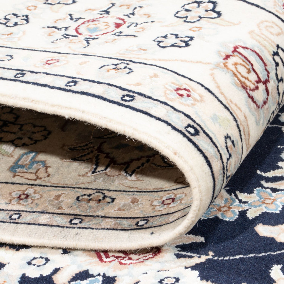 Perser Rug - Nain - Royal - 196 x 147 cm - dark blue