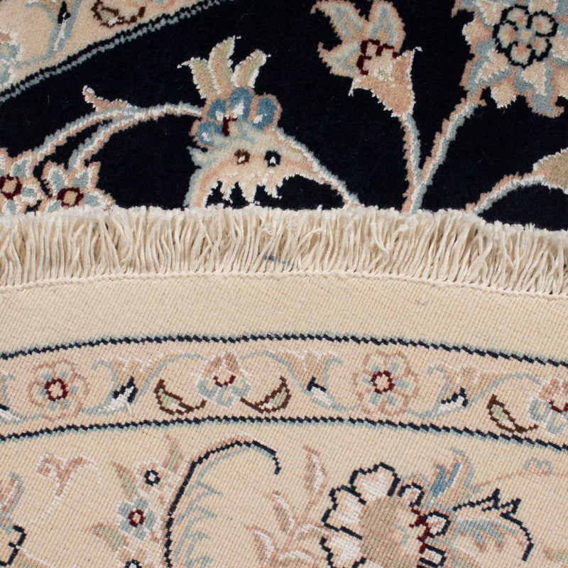 Perser Rug - Nain - Premium round  - 150 x 150 cm - dark blue