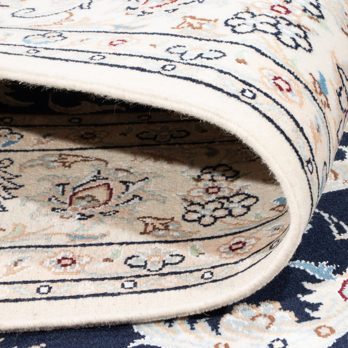 Perser Rug - Nain - Premium - 207 x 146 cm - dark blue