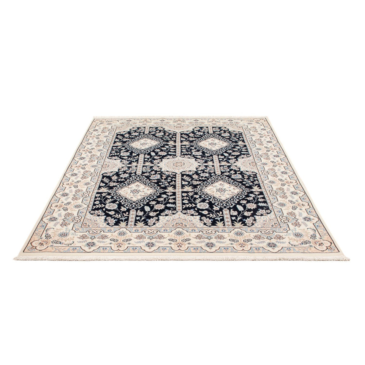 Perser Rug - Nain - Premium - 205 x 153 cm - dark blue