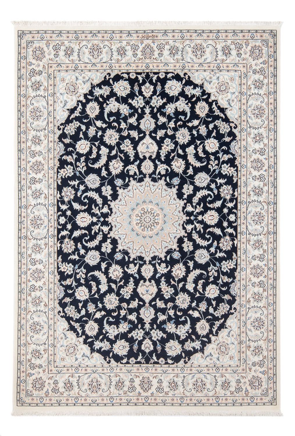 Perser Rug - Nain - Premium - 203 x 147 cm - dark blue