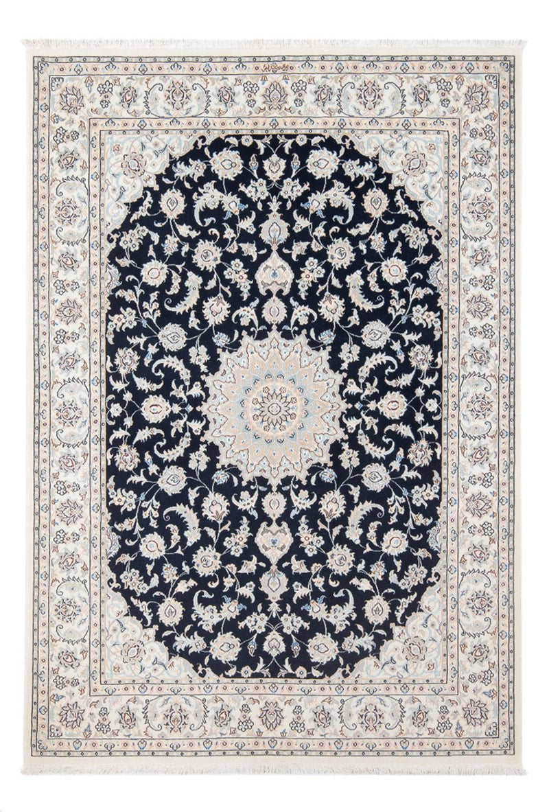 Perser Rug - Nain - Premium - 203 x 147 cm - dark blue