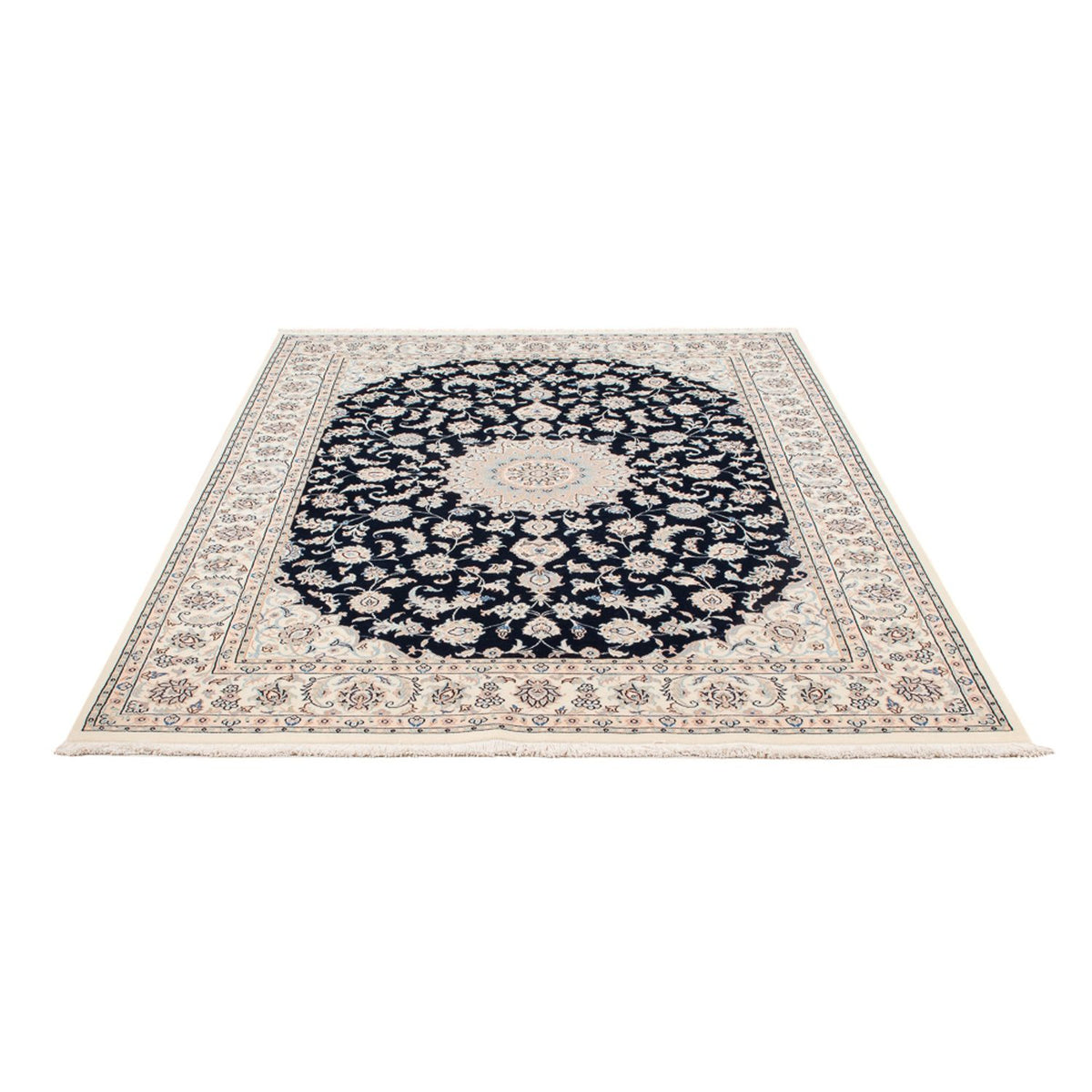 Perser Rug - Nain - Premium - 203 x 147 cm - dark blue