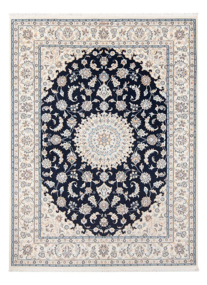 Perser Rug - Nain - Premium - 202 x 151 cm - dark blue