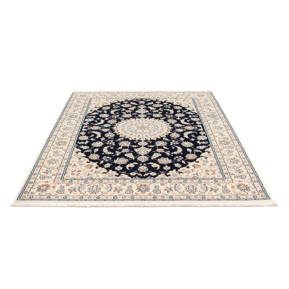 Perser Rug - Nain - Premium - 202 x 151 cm - dark blue