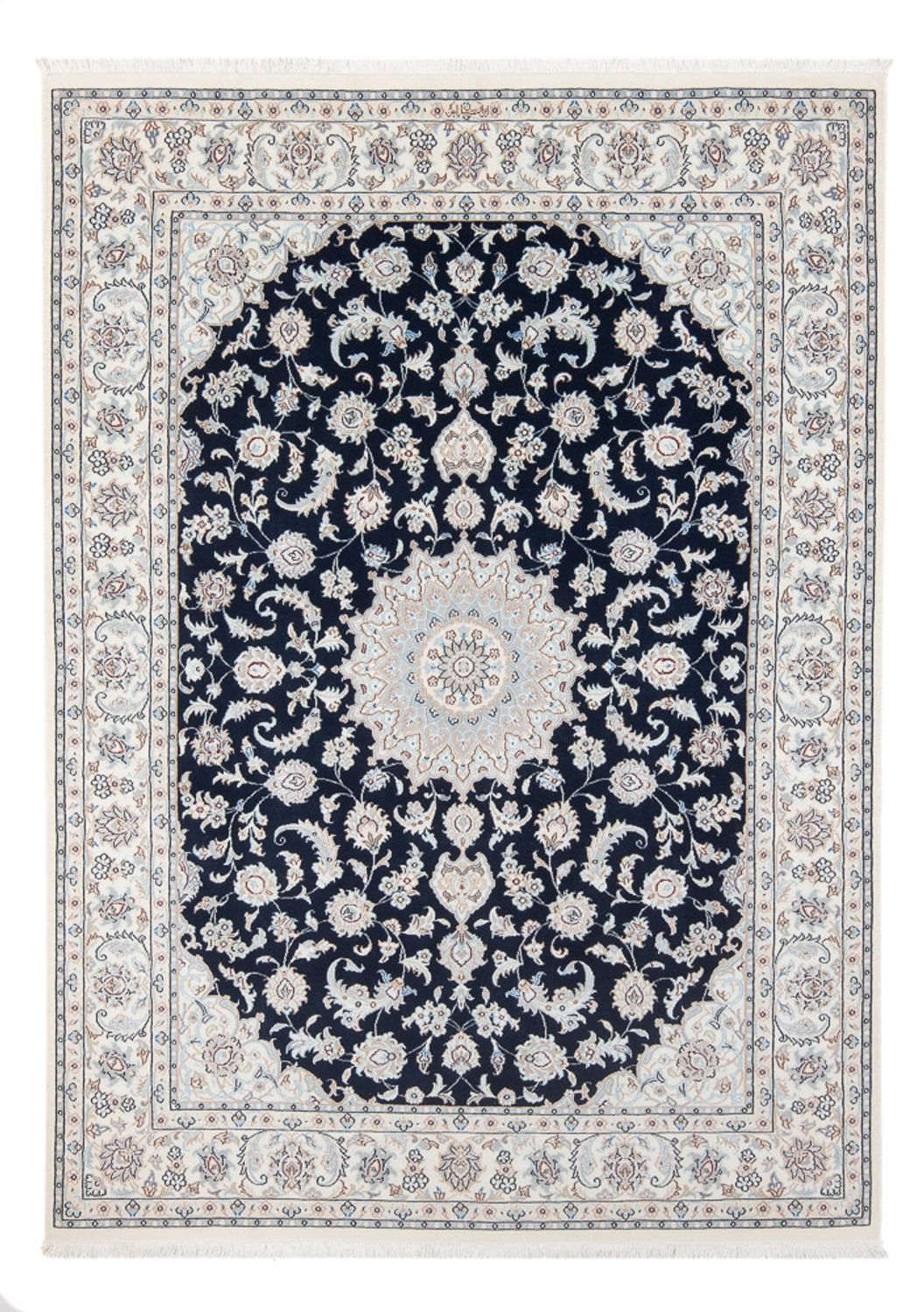 Perser Rug - Nain - Premium - 202 x 150 cm - dark blue