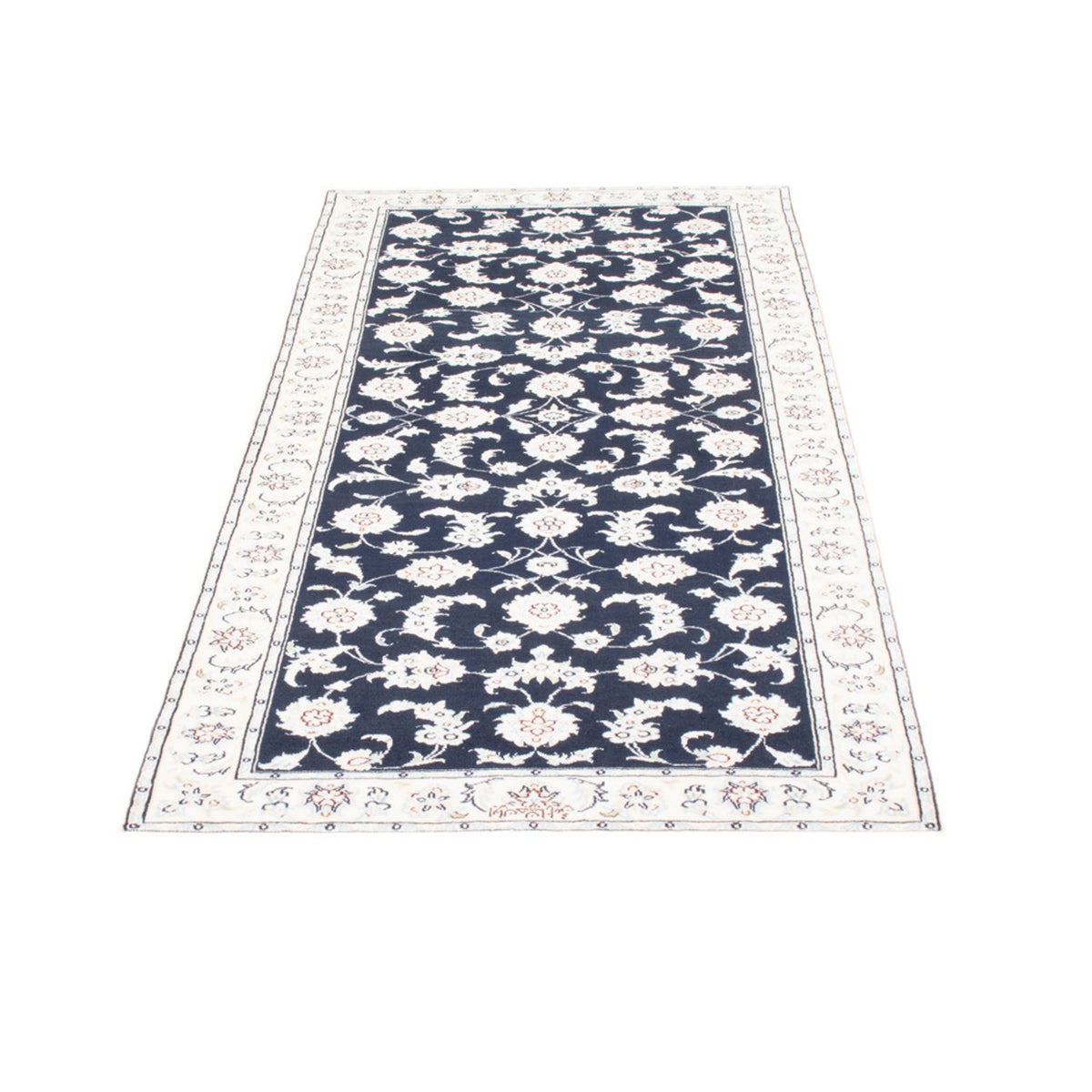 Runner Perser Rug - Nain - Royal - 194 x 82 cm - dark blue