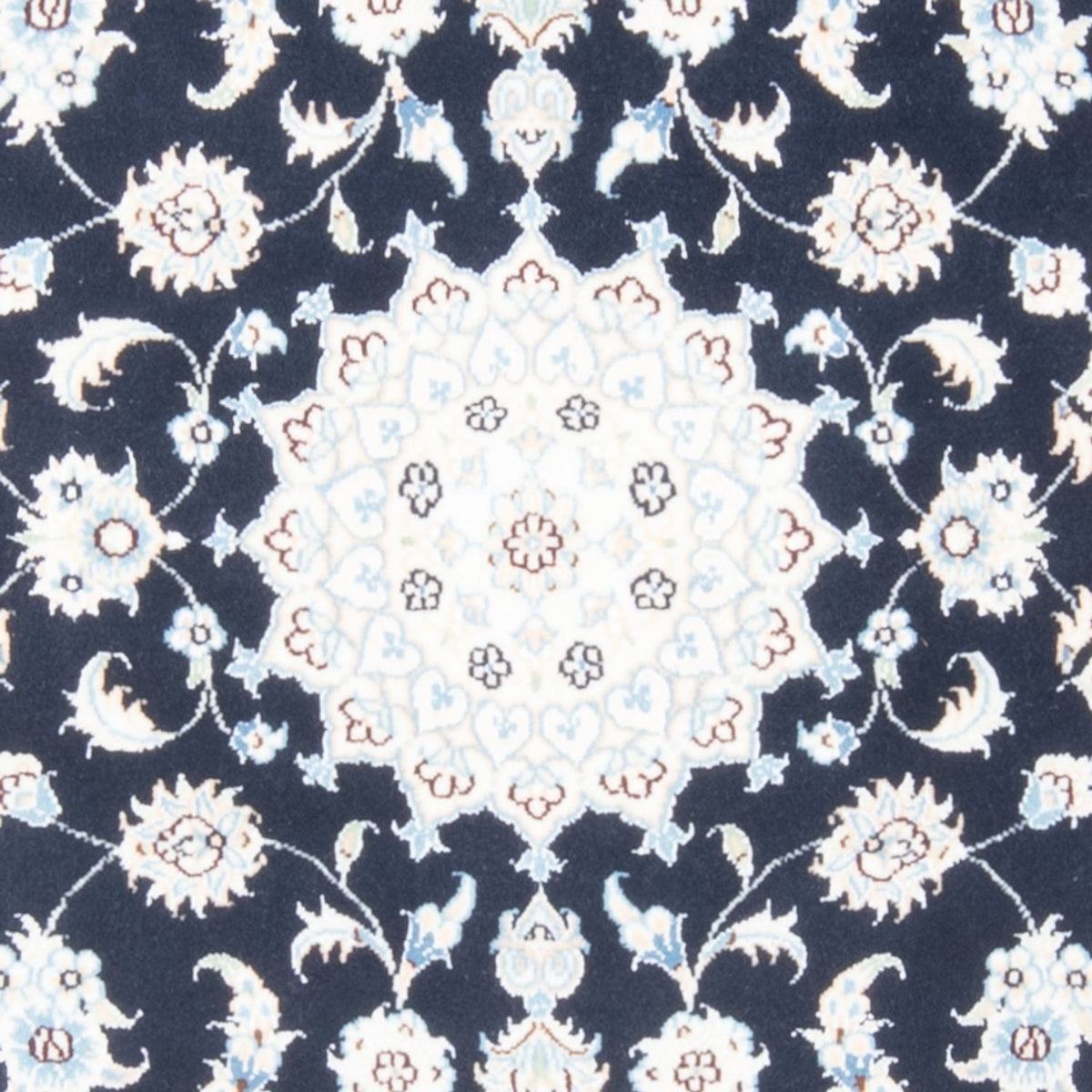 Runner Perser Rug - Nain - Royal - 197 x 81 cm - dark blue