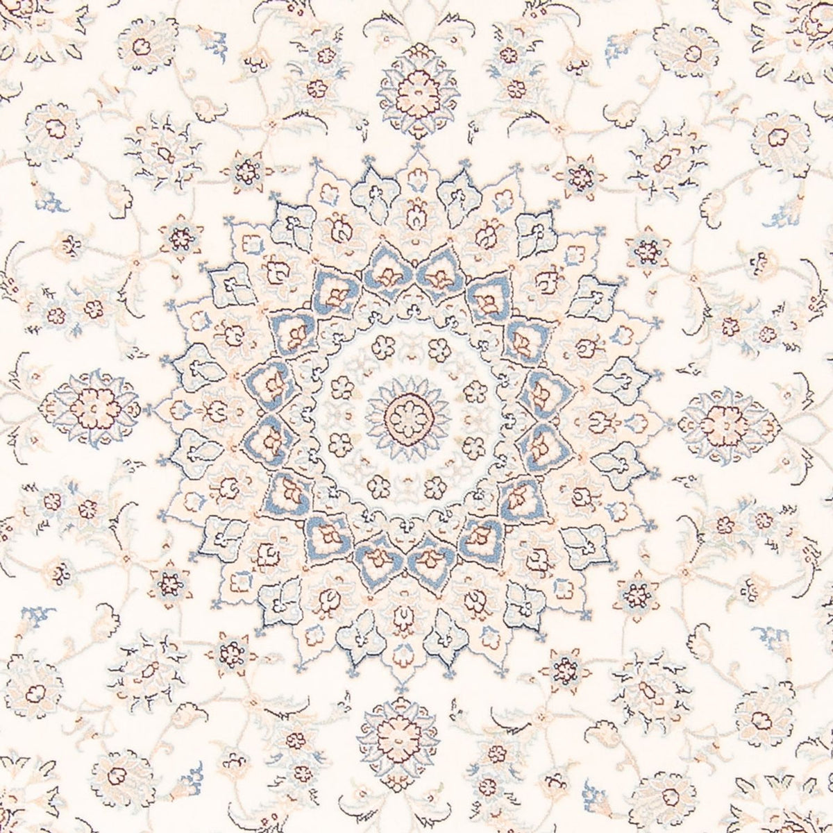 Perser Rug - Nain round  - 200 x 200 cm - cream