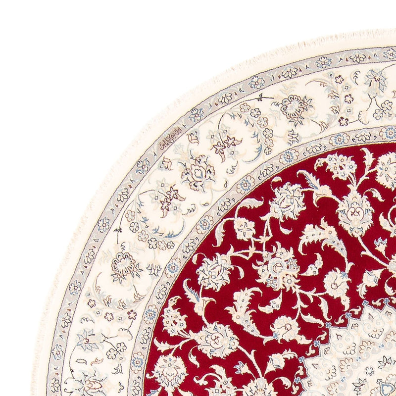 Perser Rug - Nain round  - 200 x 200 cm - red