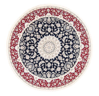 Perser Rug - Nain round  - 200 x 200 cm - dark blue