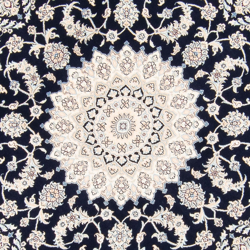 Perser Rug - Nain round  - 200 x 200 cm - dark blue