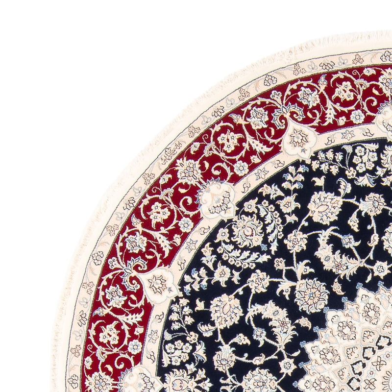 Perser Rug - Nain round  - 200 x 200 cm - dark blue
