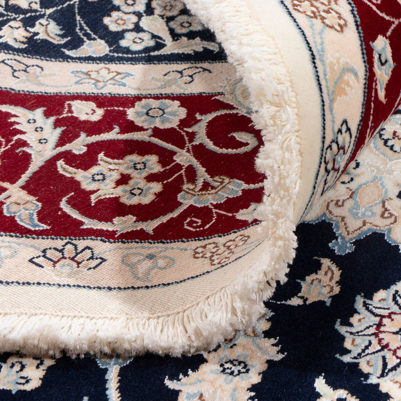 Perser Rug - Nain round  - 200 x 200 cm - dark blue