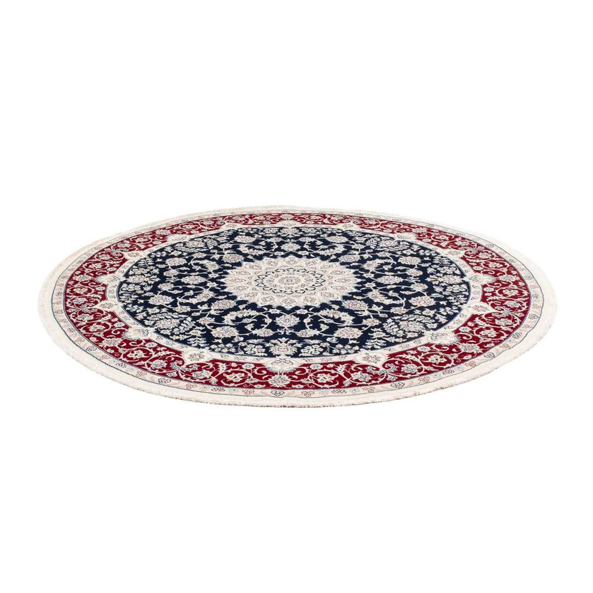 Perser Rug - Nain round  - 200 x 200 cm - dark blue