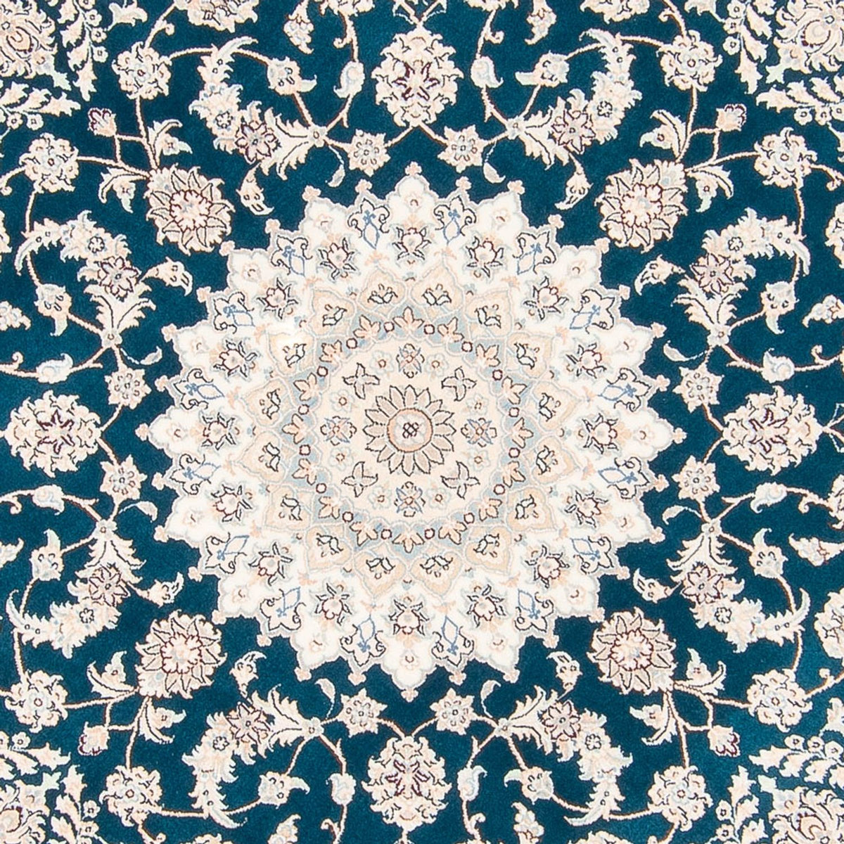 Perser Rug - Nain round  - 200 x 200 cm - blue